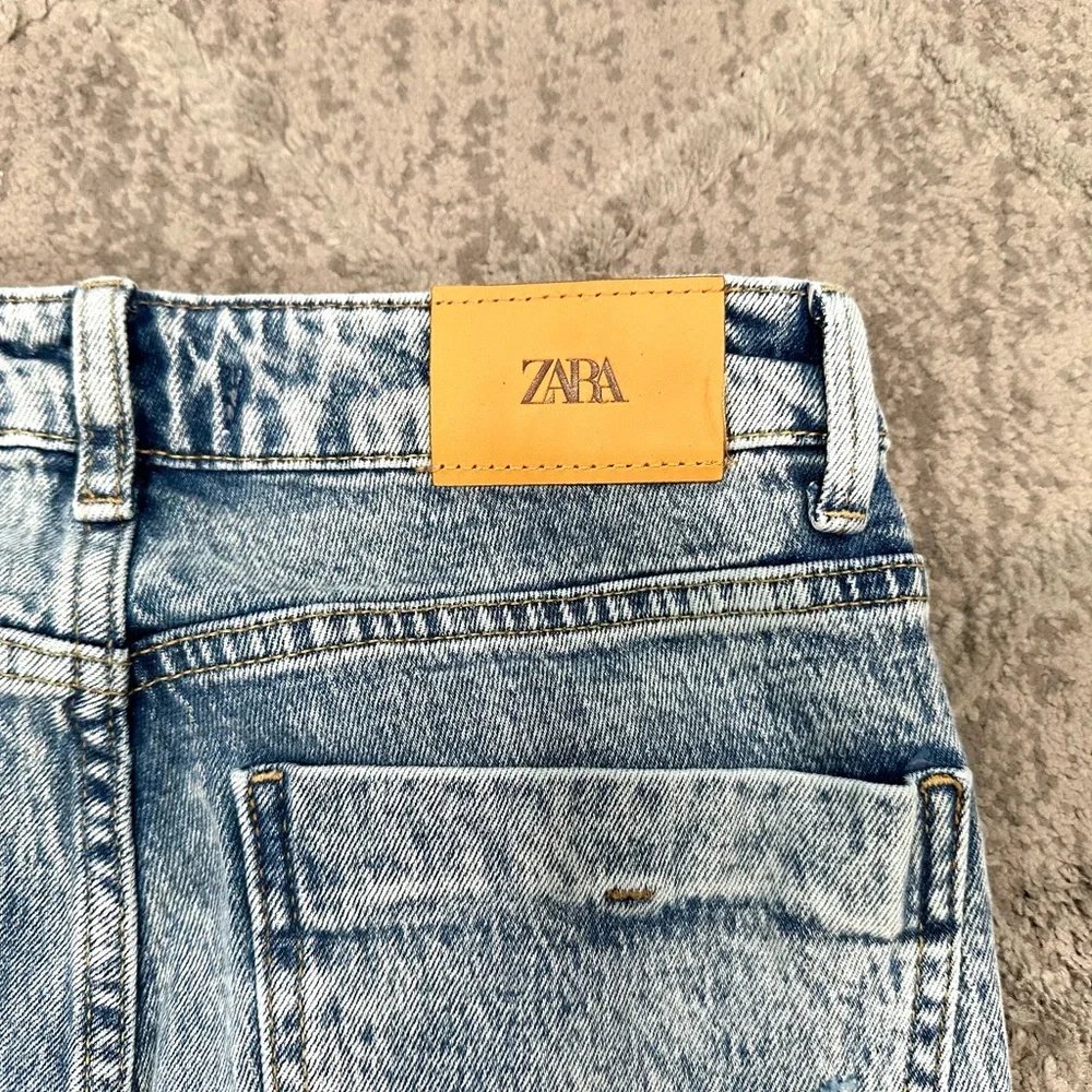 NWT Zara High Rise Straight Leg Jeans 6164/219/406 - Picture 10 of 10